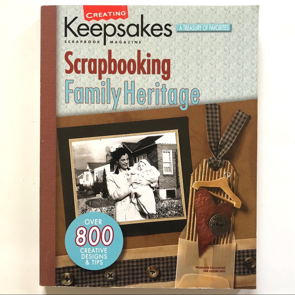 SCRAPBOOKING FAMILY HERITAGE BOOK
